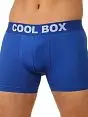 Эластичные боксеры из хлопка синего цвета Underwear RTE50102-55